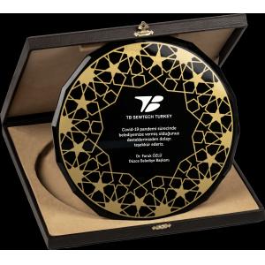 Tabak Kristal Plaket