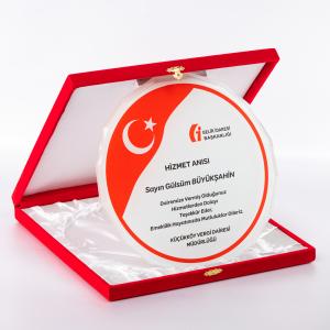 Tabak Kristal Plaket