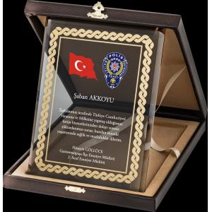 Altın Yaldız Kristal Plaket